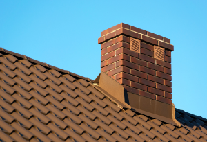 chimney on home