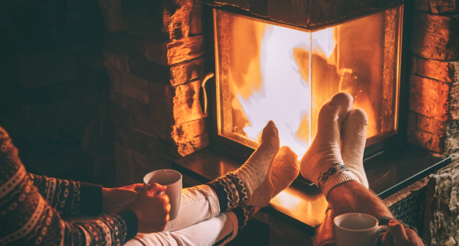 avoid cold air coming through your fireplace